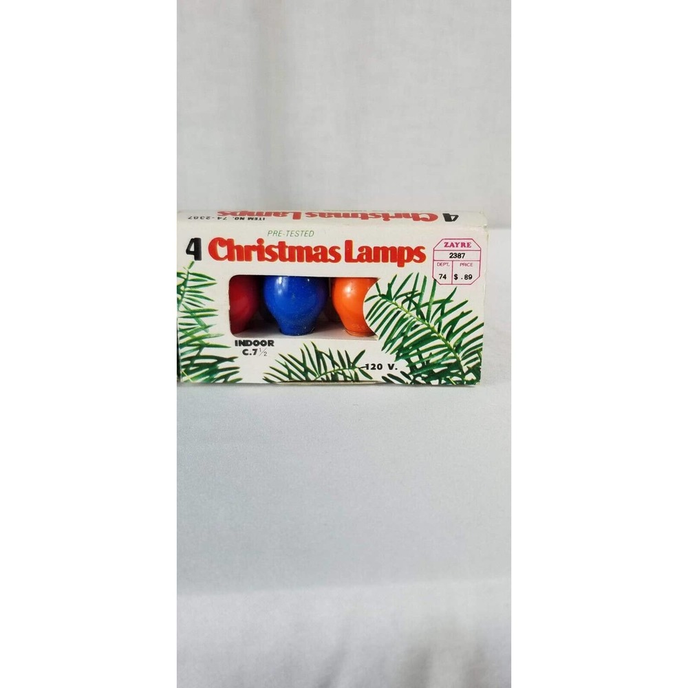 2 Pkgs. Christmas Lights C9 Replacement Light Bulb Brand New Bulbs